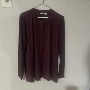 Lori goldstein burgundy and purple